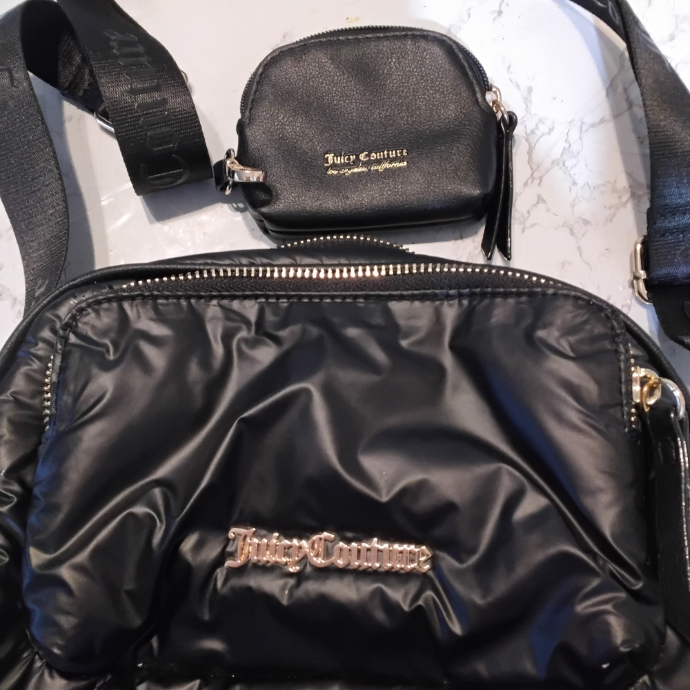 Juicy Couture Black Crossbody Bag Set